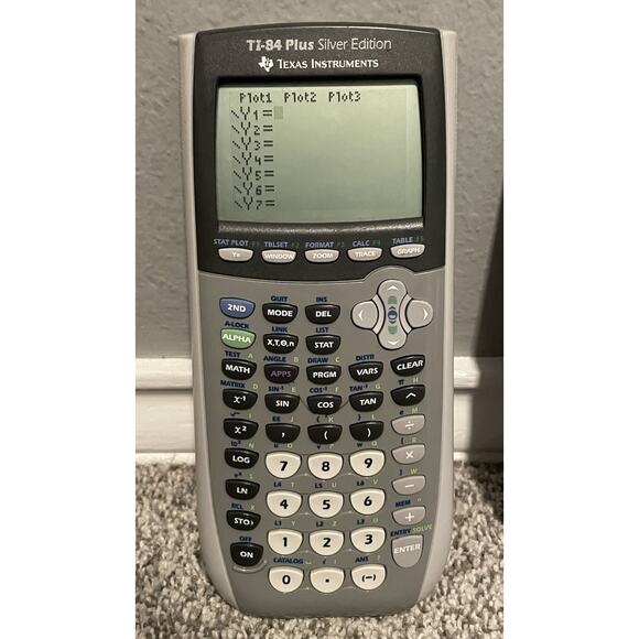Texas Instruments TI-84 Plus Silver Edition Graphing Calculator Silver TESTED - Picture 4 of 6